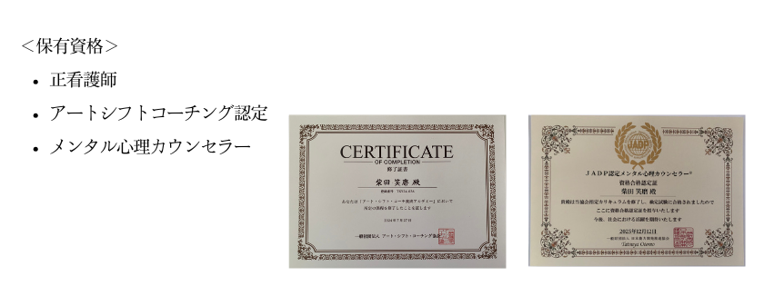 保有資格・証明書